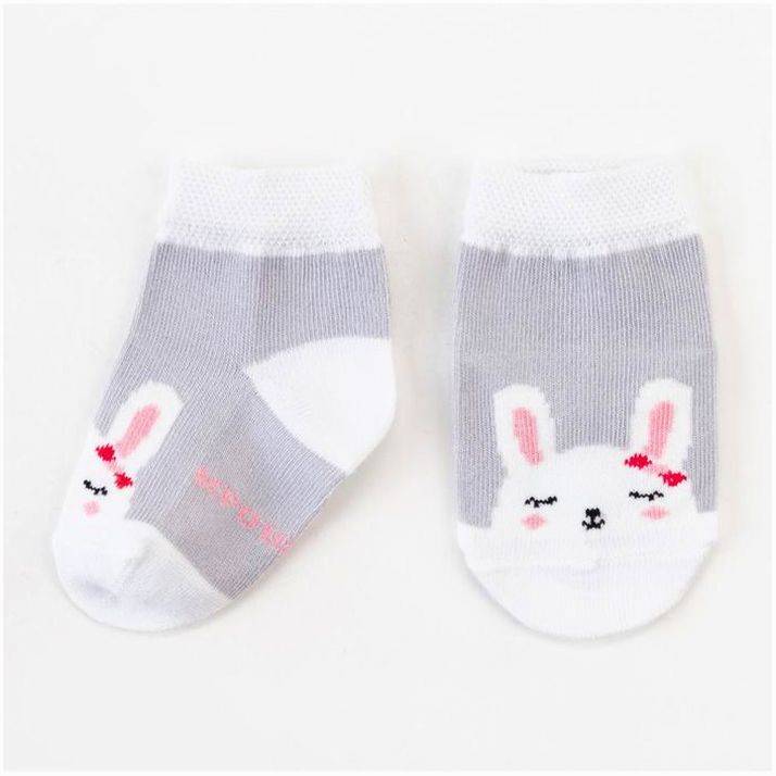 Картинка Набор носков Крошка Я «Зайчонок», 2 пары, 8-10 см (№6905014) от магазина Мир детей Товары для Новорожденных