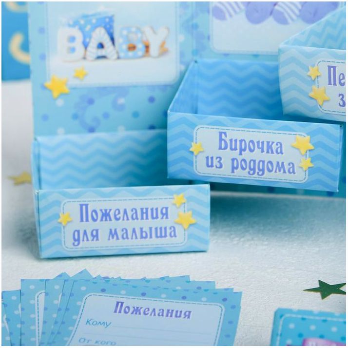 Картинка Набор коробочек + паспорт малыша "Бесценные воспоминания" (№1257494) от магазина Мир детей Товары для Новорожденных