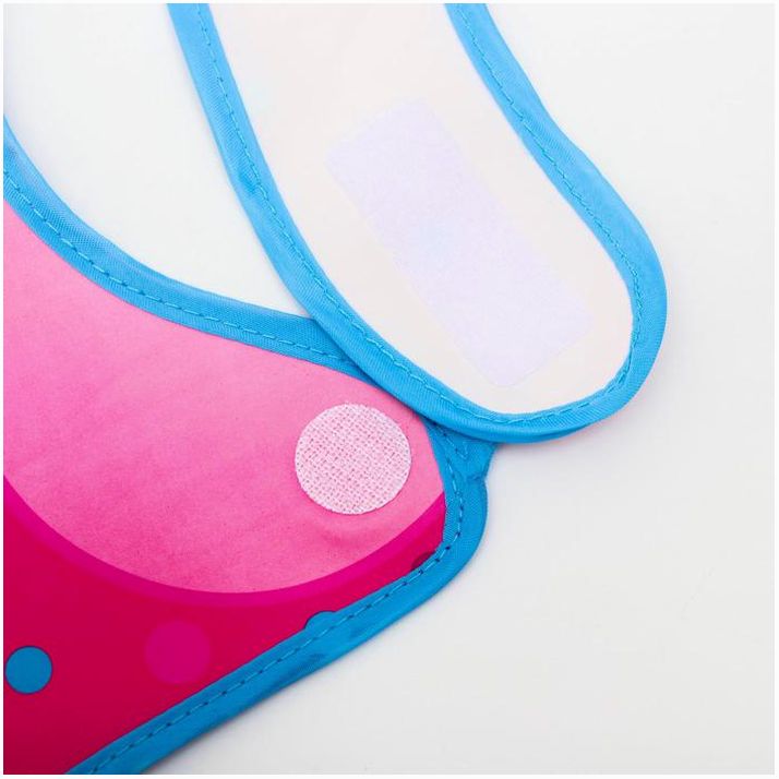 Картинка Нагрудник «Зайка Полли» непромокаемый на липучках, с карманом (№4645583) от магазина Мир детей Товары для Новорожденных