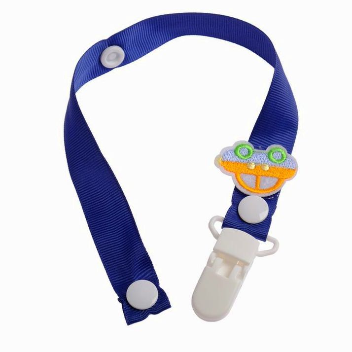 Держатель для соски - пустышки , ниблера «Счастливый малыш» на ленте артикул анонс 2792854