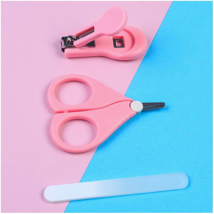 № 9309324 Маникюрный набор детский для самых маленьких «Счастье» (ножницы+щипчики+пилка)