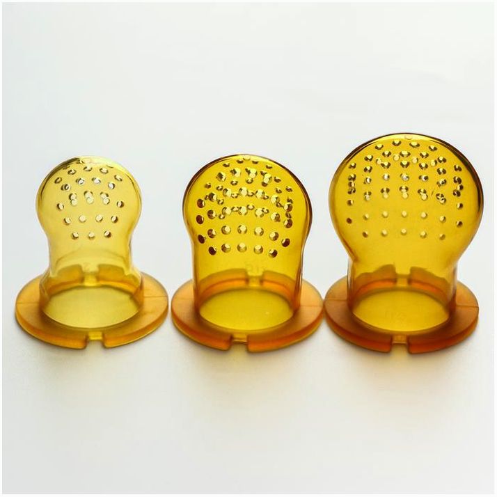 Набор сменных сеточек для ниблера, 3 шт., силикон, SML, бежевые артикул анонс 5363576