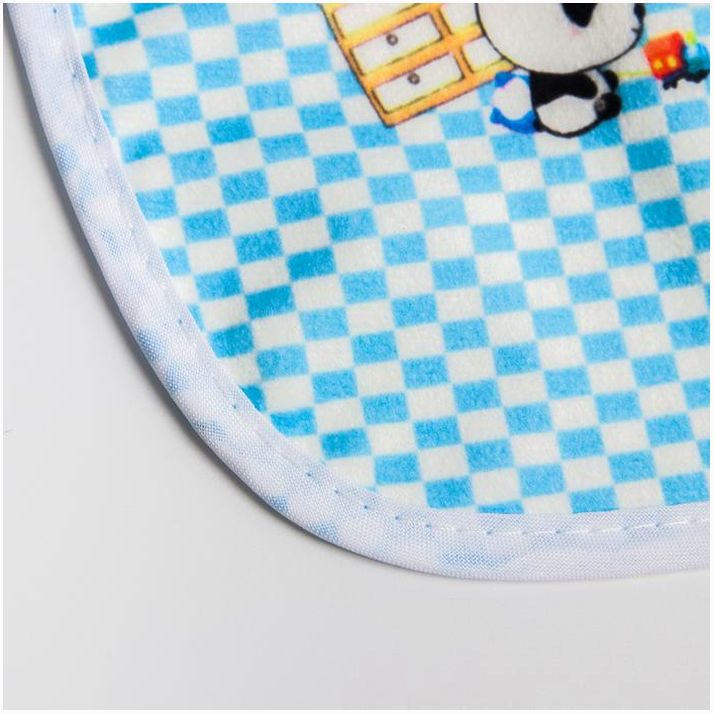 Картинка Нагрудник/слюнявчик для кормления на кнопке, МИКС (№4770812) от магазина Мир детей Товары для Новорожденных