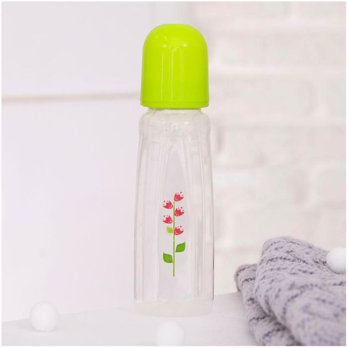 Бутылочка для кормления, 240 мл, от 0 мес., цвет жёлтый артикул анонс 2300134