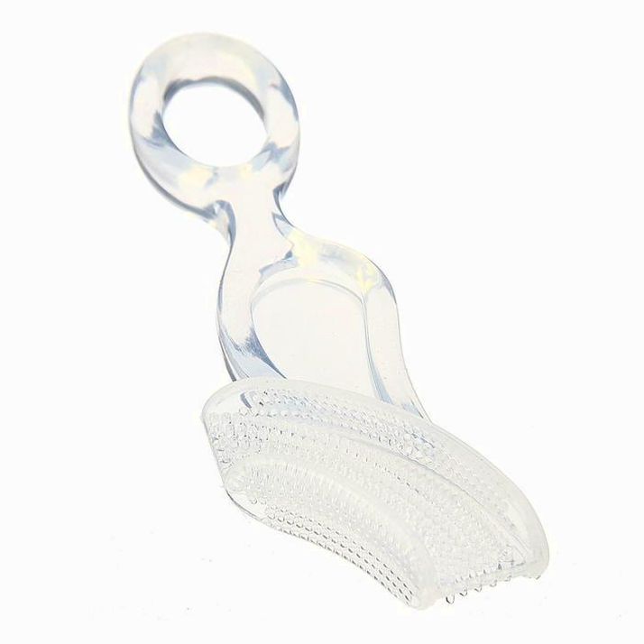 № 1385769 Детская зубная щетка, прорезыватель - массажер, силиконовая, от 3 мес.