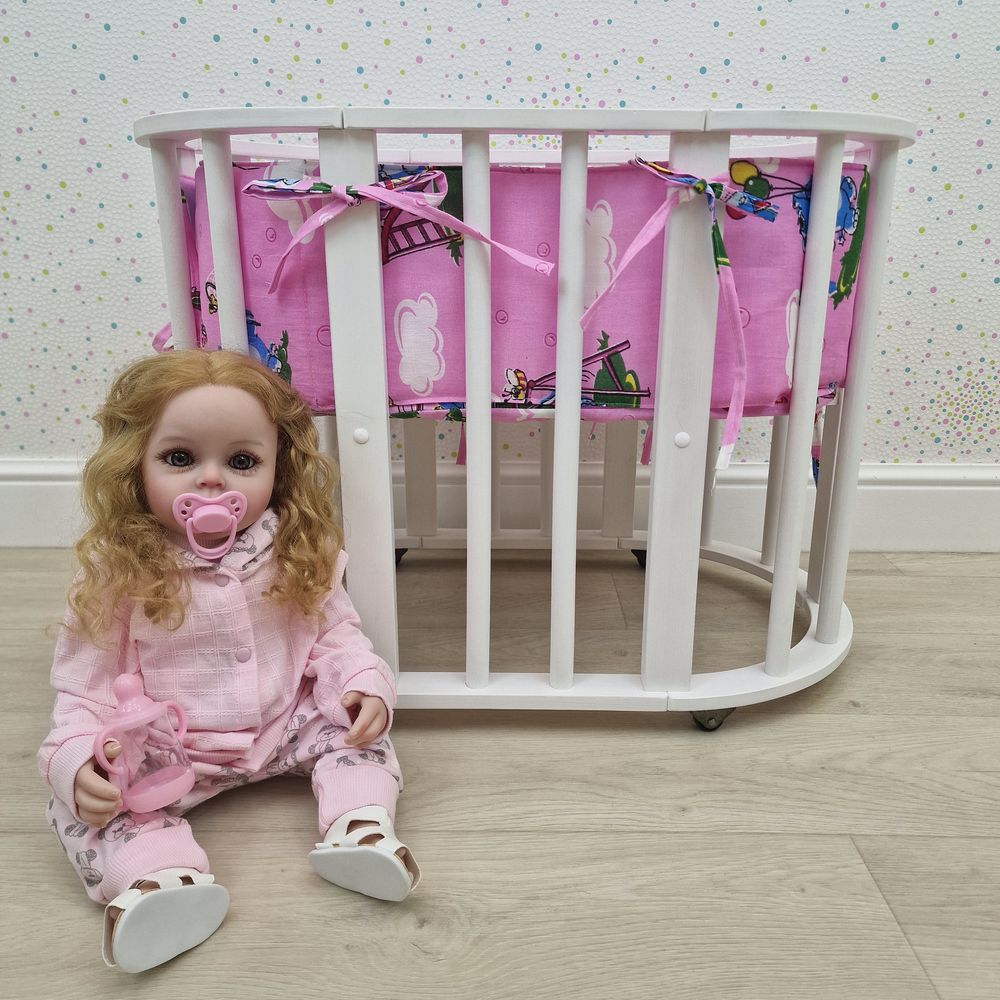 Пеленка для новорожденного с кружевами (бязь) артикул анонс КуклКПБ6_04