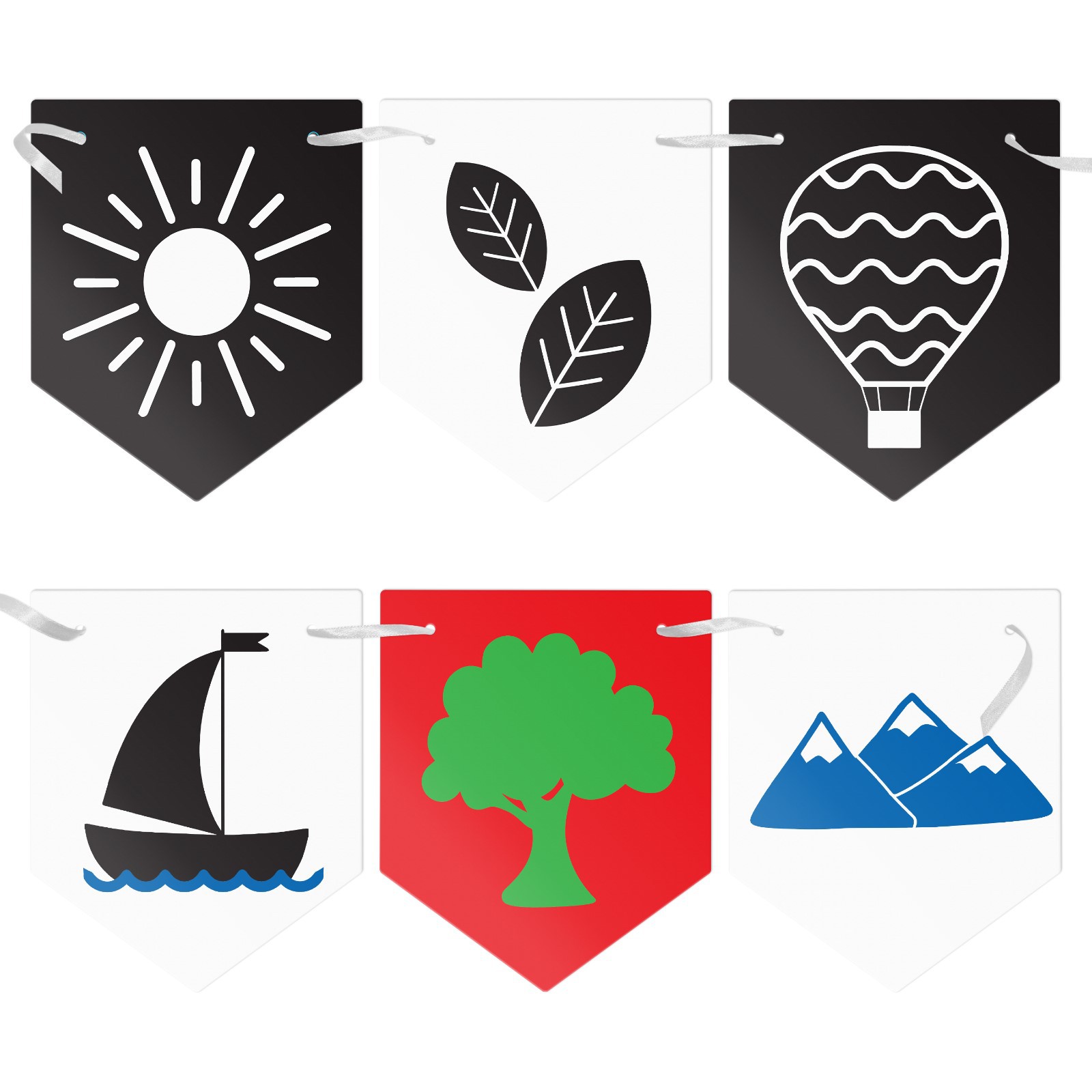 Картинка Контрастные картинки для новорожденных "Узоры", 0+ (№7361759) от магазина Мир детей Товары для Новорожденных