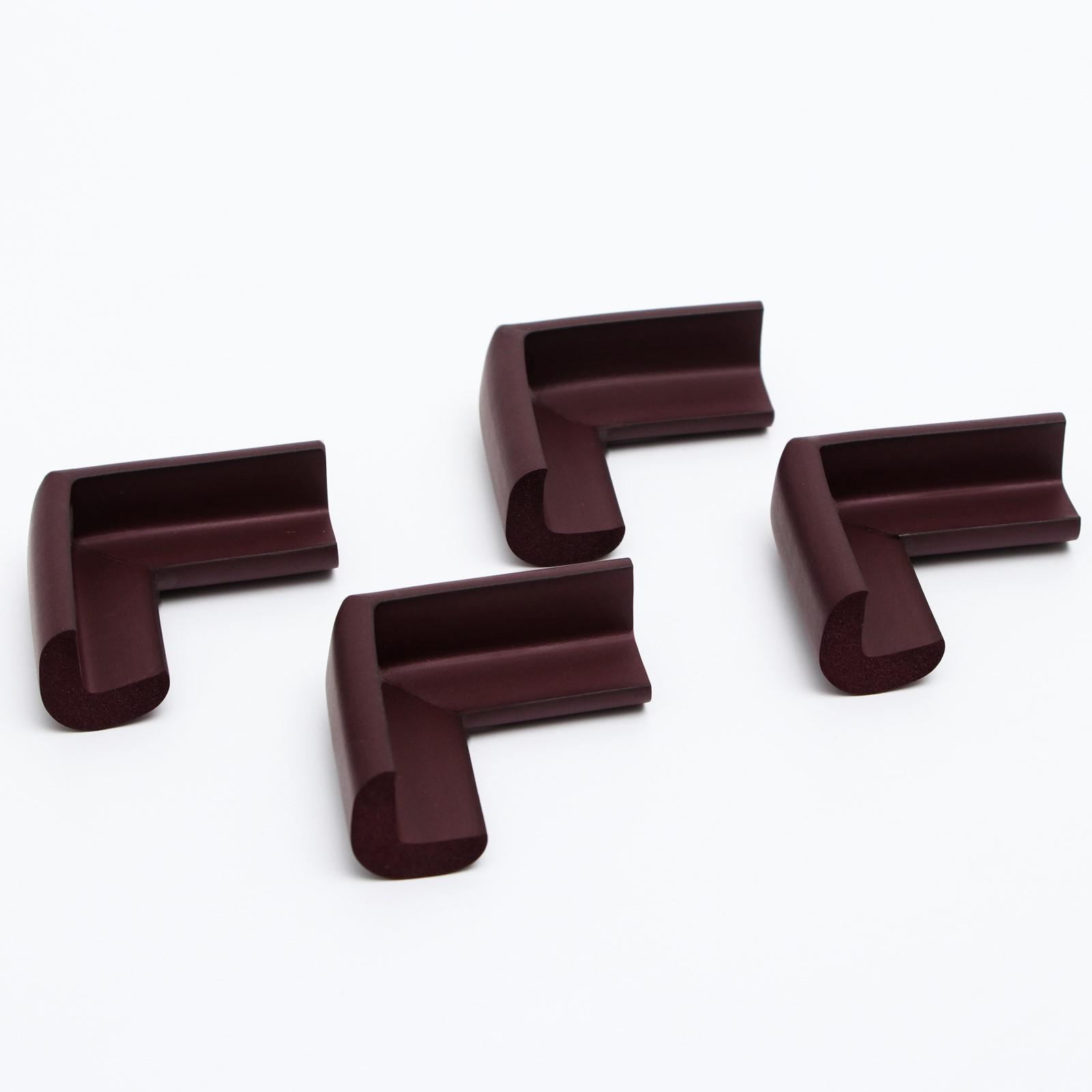 Картинка Защитные накладки на углы, набор 4 шт, цвет коричневый, Крошка Я (№4623690) от магазина Мир детей Товары для Новорожденных