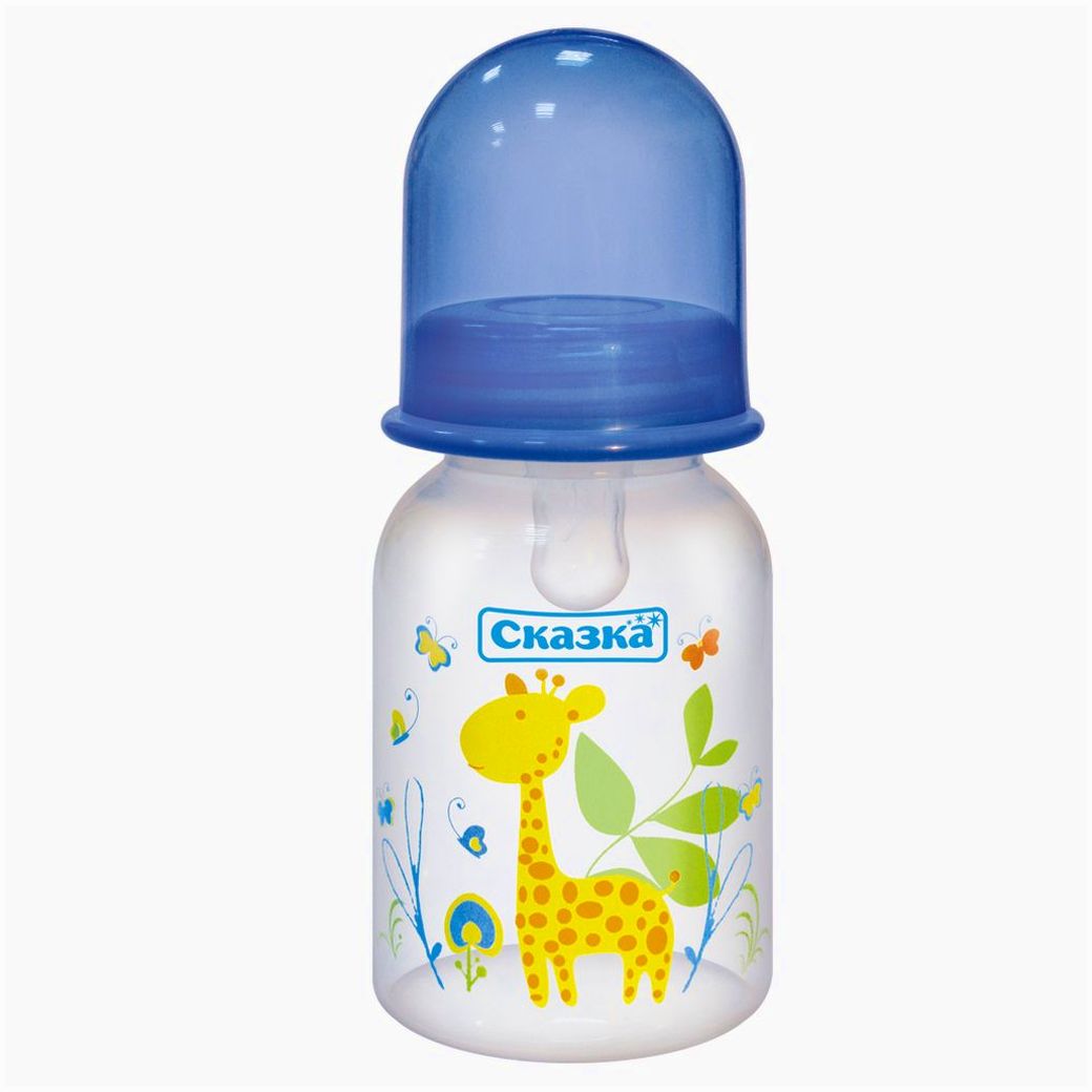 № 1152С Бутылочка классическая (пластик, силиконовая соска)
