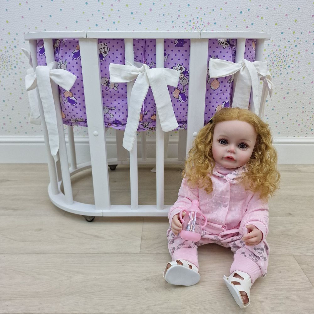 Пеленка для новорожденного с кружевами (бязь) артикул анонс КуклКПБ3_15