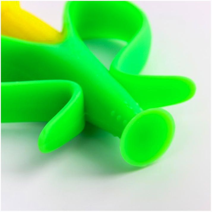 Картинка Детская зубная щетка массажер-прорезыватель, силиконовая, Uviton «Кукуруза» (№4671783) от магазина Мир детей Товары для Новорожденных