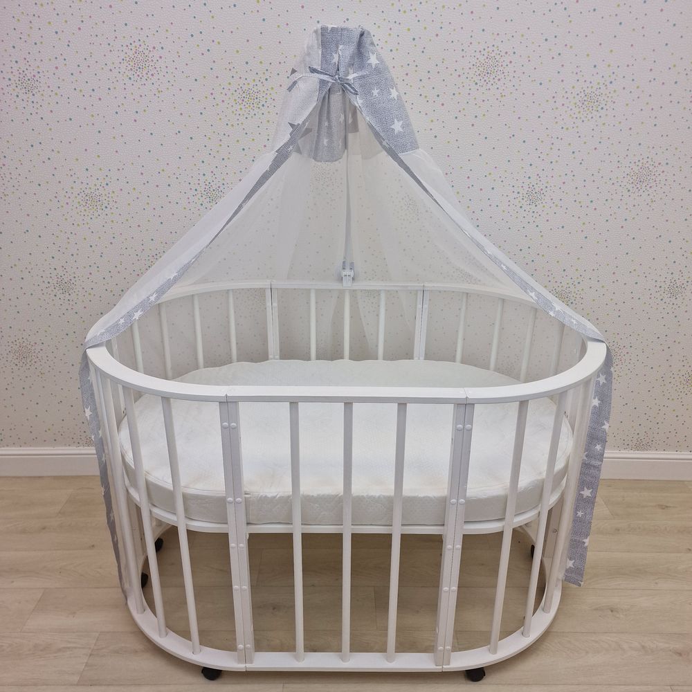 Балдахин (бязь/сеточка) + бант (бязь) артикул анонс 941_26