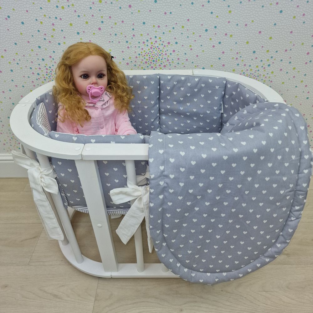 Пеленка для новорожденного с кружевами (бязь) артикул анонс КуклКПБ3_36