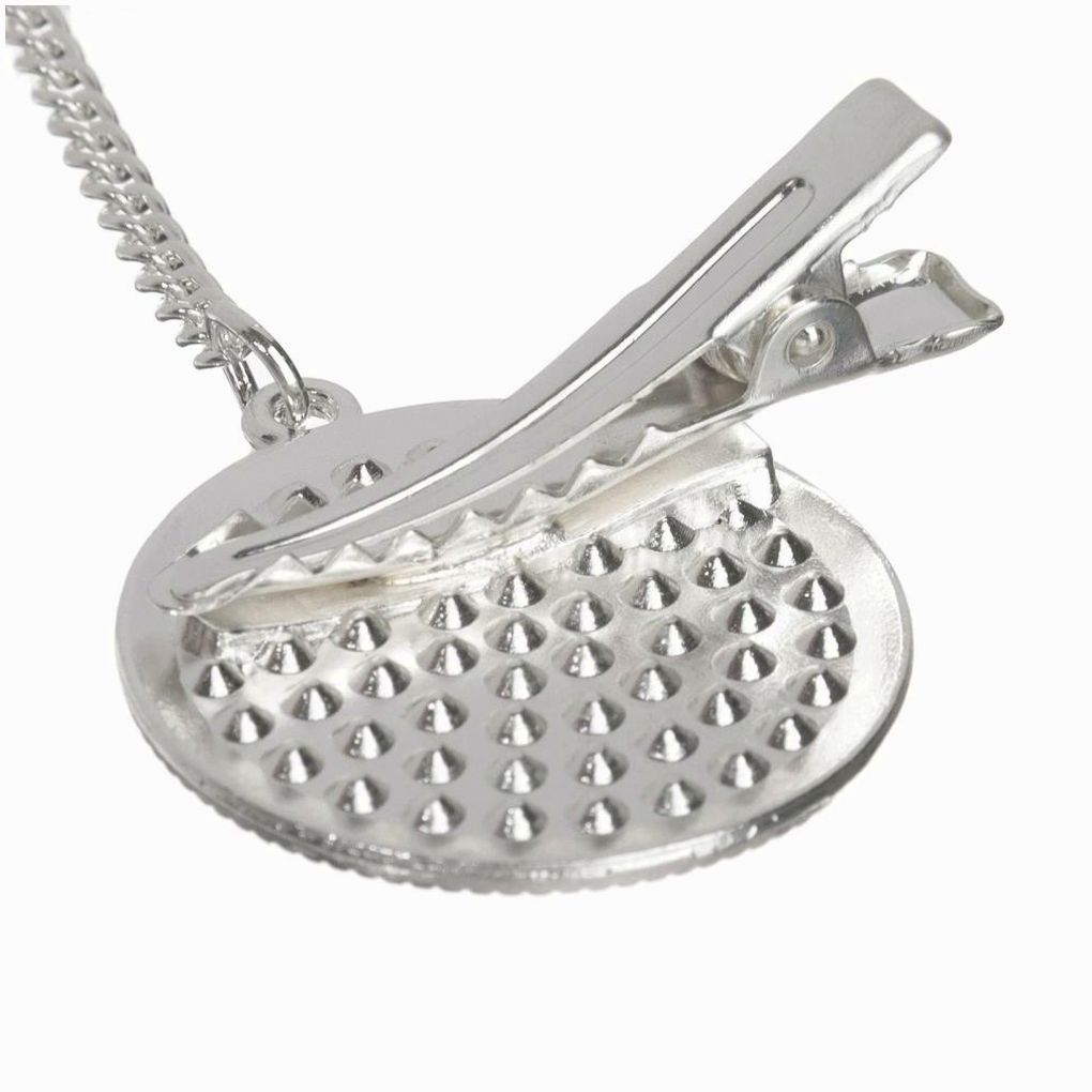 № 10092752 Набор: пустышка ортодонтическая с держателем, , от 6 мес, розовая/серебро, стразы