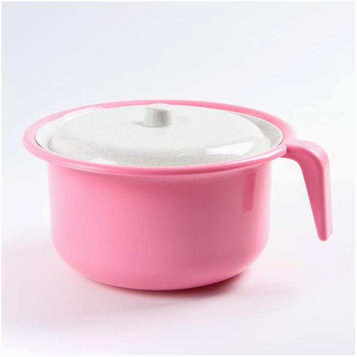 Картинка Горшок детский с крышкой, цвет светло-розовый, 1900 мл (№4962125) от магазина Мир детей Товары для Новорожденных