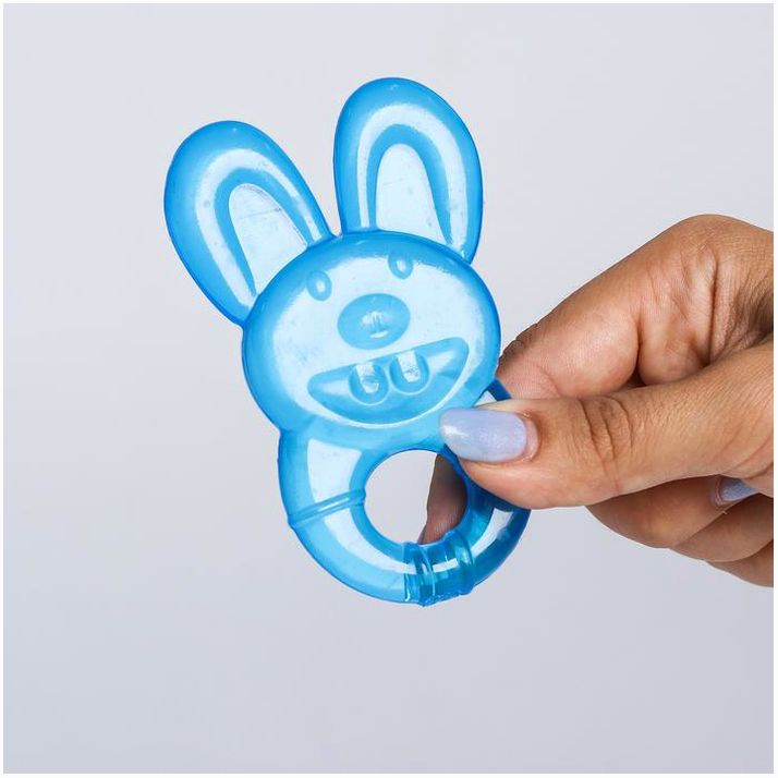 № 4591168 Прорезыватель охлаждающий «Зайчик», цвет МИКС, Крошка Я