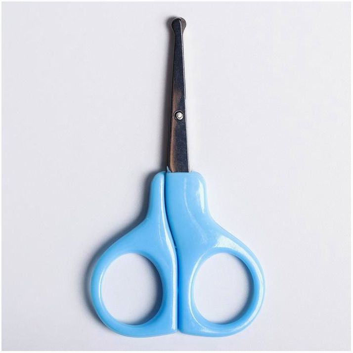 Картинка Ножницы детские безопасные, маникюрные, от 0 мес., цвета МИКС (№553316) от магазина Мир детей Товары для Новорожденных