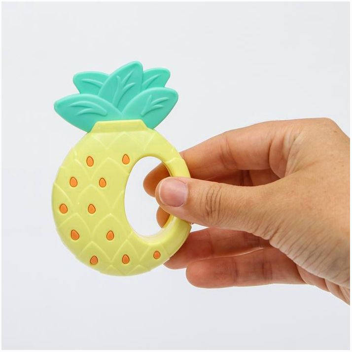 № 4754413 Погремушка с прорезывателем «Овощной МИКС, Крошка Я: Ананас», цвет МИКС, Крошка Я