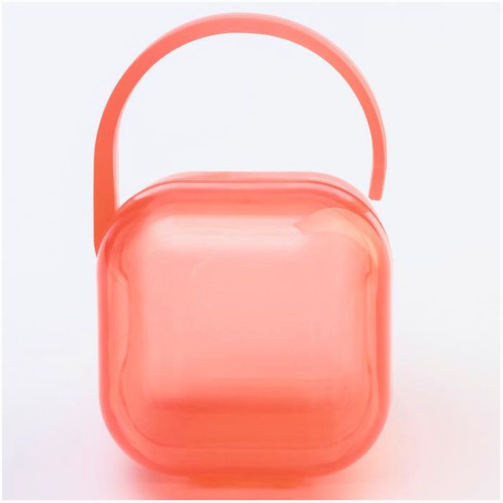 Контейнер для хранения и стерилизации детских сосок и пустышек, цвет розовый артикул анонс 5570243