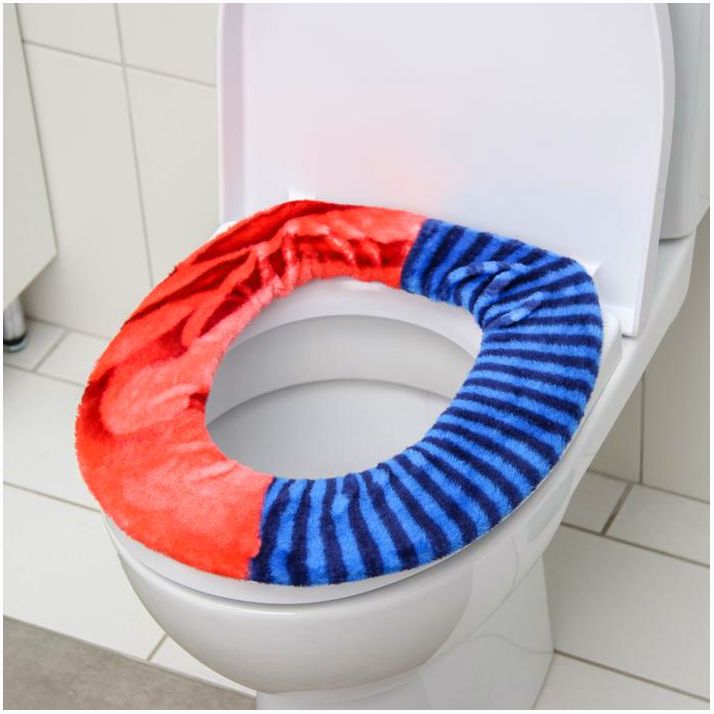 Картинка Чехол на сиденье для унитаза на резинке «Лёгкость», 35?39 см, цвет МИКС (№5469817) от магазина Мир детей Товары для Новорожденных