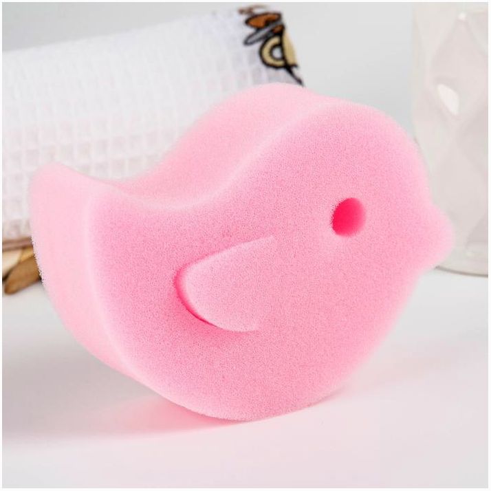 Игрушка для купания детская: губка - мочалка «Птичка» артикул анонс 3417348