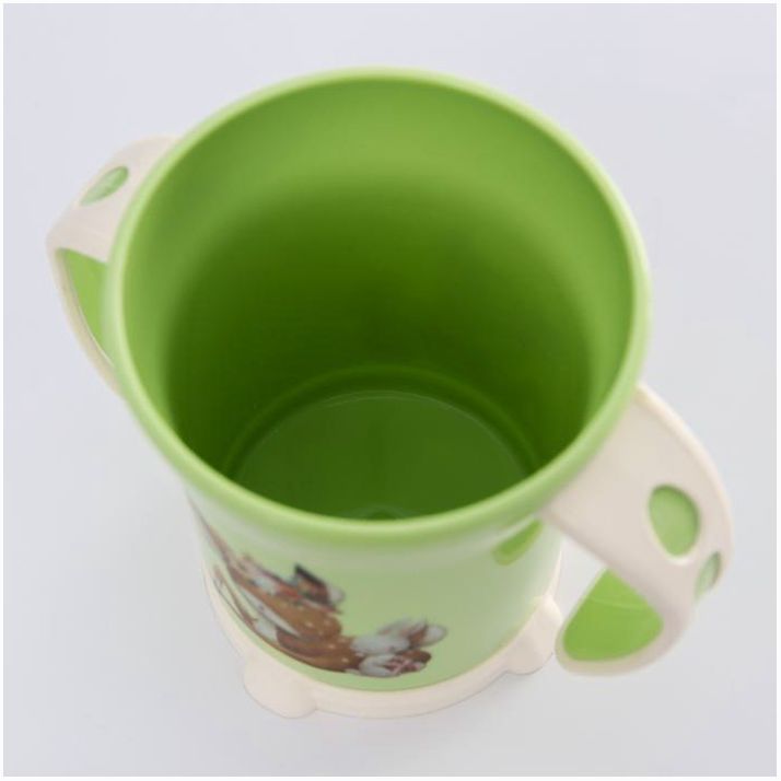 Картинка Чашка детская с декором, 270 мл, цвет зеленый, рисунок МИКС (№3885203) от магазина Мир детей Товары для Новорожденных