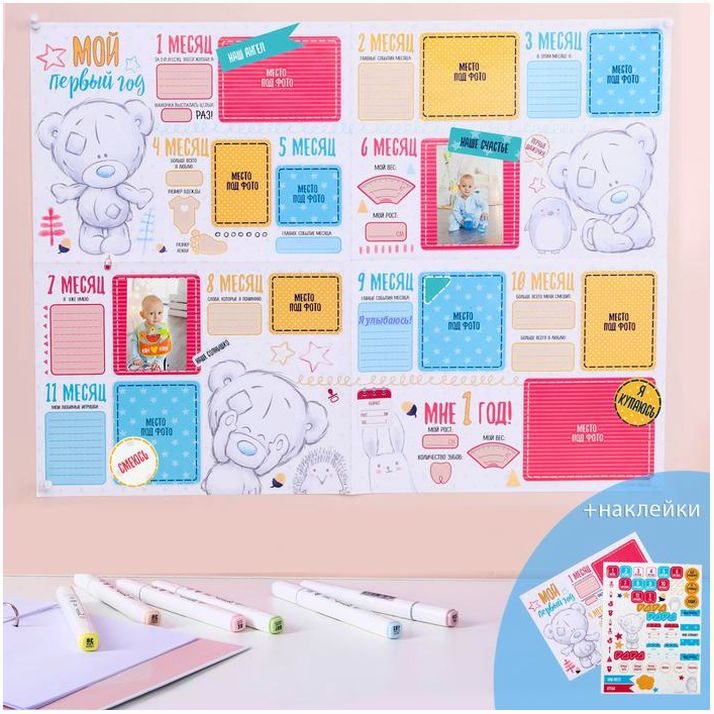 Плакат для новорожденного 