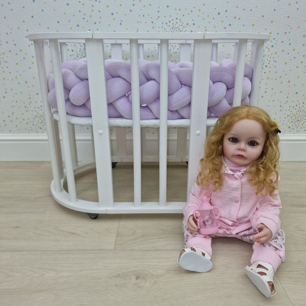 Пеленка для новорожденного с кружевами (бязь) артикул анонс КуклКПБ2_08