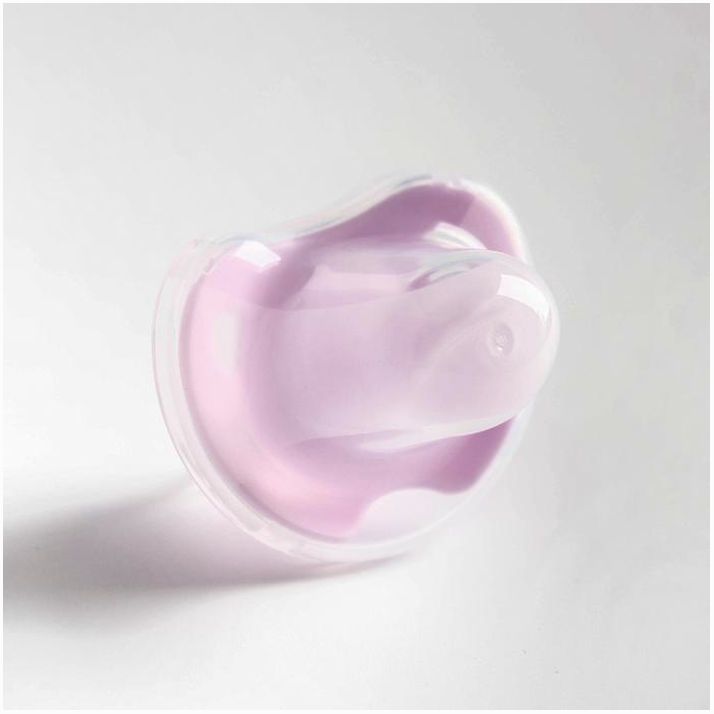 № 4482595 Соска-пустышка ортодонтическая, силикон, от 6 мес., с колпачком, МИКС для девочки