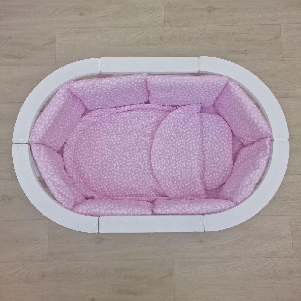 Пеленка для новорожденного с кружевами (бязь) артикул анонс КуклКПБ3_58