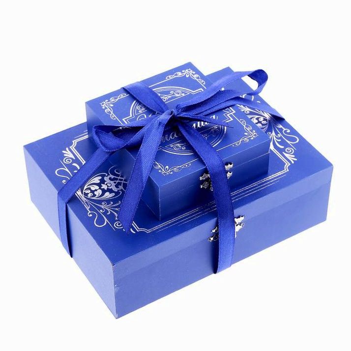 Подарочный набор на крещение 2 шкатулки + открытка 