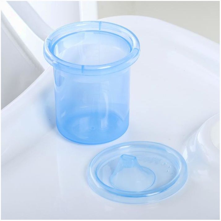 Картинка Поильник детский без нанесения с твёрдым носиком 200 мл, цвет синий (№3721473) от магазина Мир детей Товары для Новорожденных