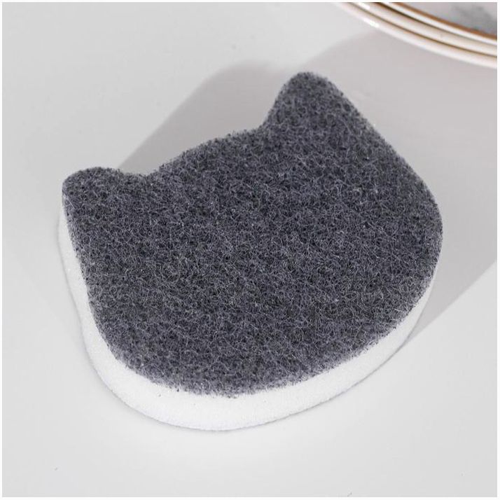 № 7621129 Губка для мытья посуды «Сова» 8х6,6 см