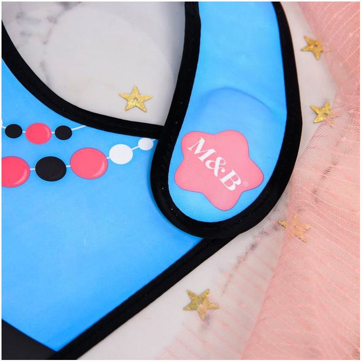 Картинка Нагрудник «Снежная нежность» непромокаемый на липучке, с карманом (№5044950) от магазина Мир детей Товары для Новорожденных