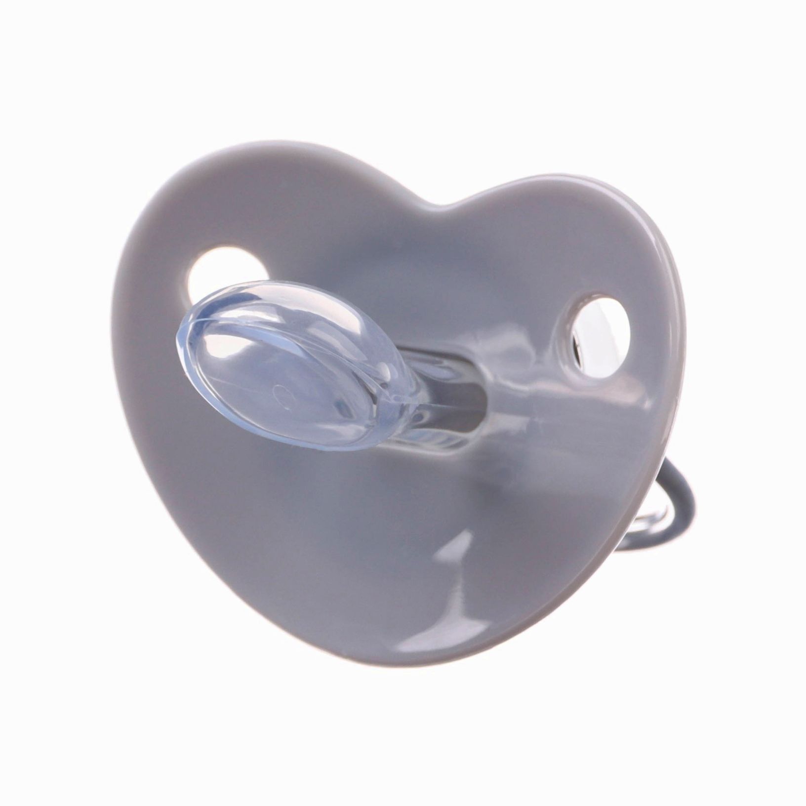 Картинка Соска - пустышка ортодонтическая I LOVE DAD, с колпачком, +6мес., белый/серебро, стразы (№9426737) от магазина Мир детей Товары для Новорожденных