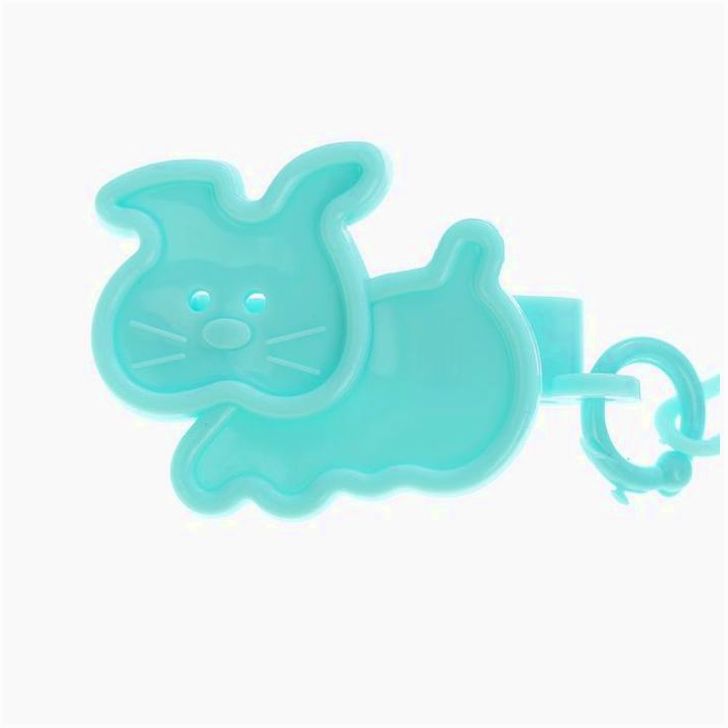 Картинка Пустышка силик классическая с держателем и колпачком, от 0 до 6 мес., цвет бирюзовый (№2300156) от магазина Мир детей Товары для Новорожденных