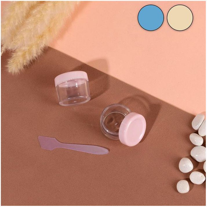 Набор для хранения, 3 предмета, 17 мл, цвет МИКС артикул анонс 856421