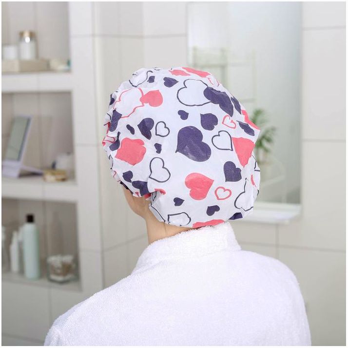 № 140269 Шапочка для душа Доляна, цвет МИКС