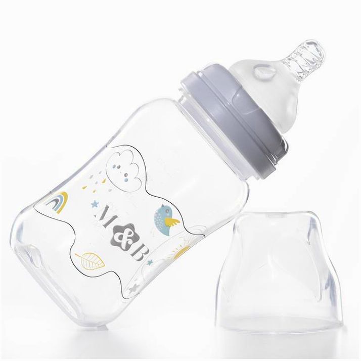 № 7701970 Бутылочка для кормления, широкое горло, от 0 мес., 270 мл.