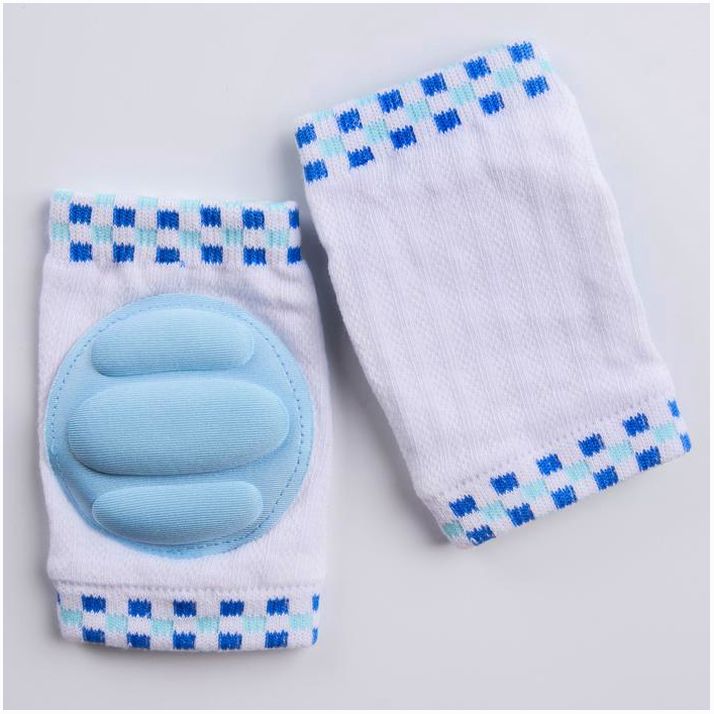 № 4405112 Наколенники детские для ползания, цвет голубой, от 6 мес.