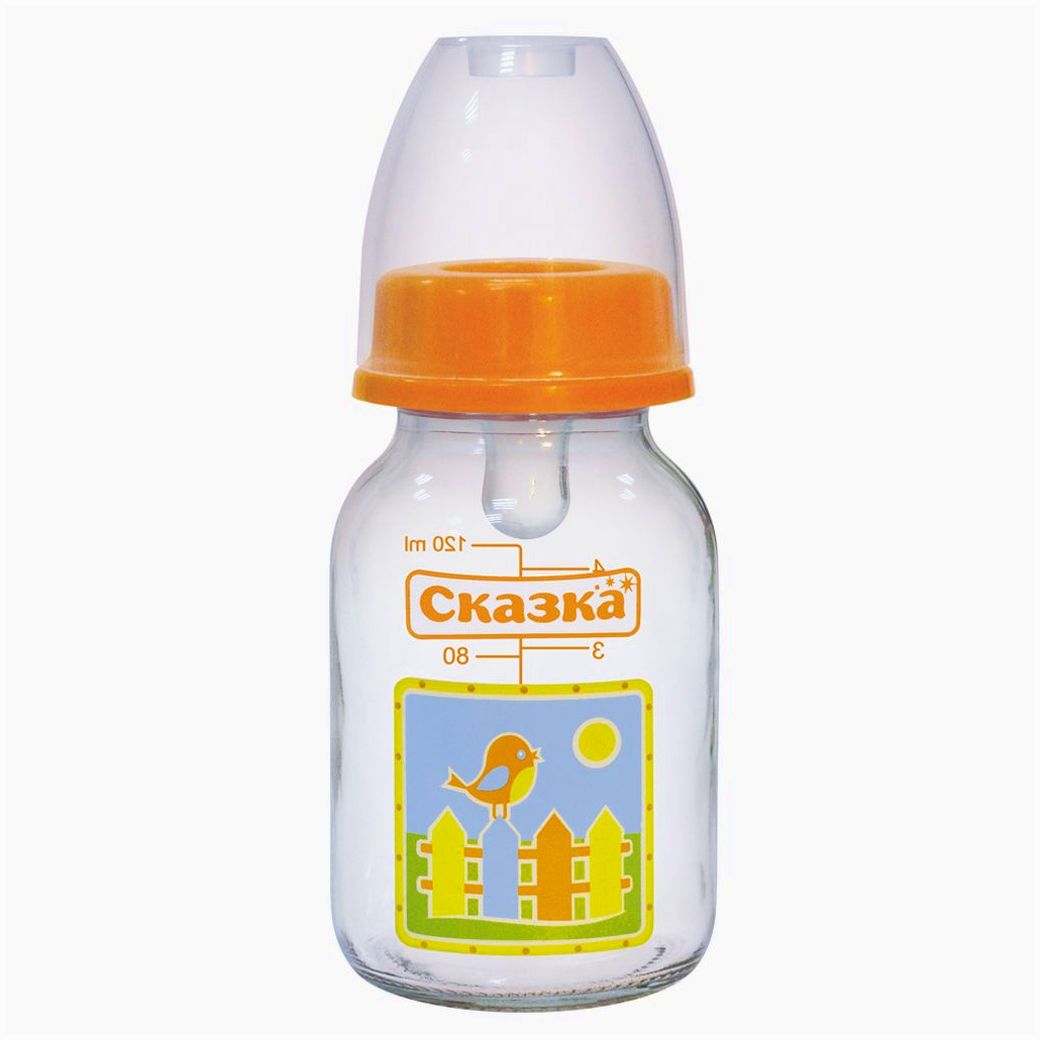 Бутылочка классическая (стекло, силиконовая соска) артикул анонс 1118С