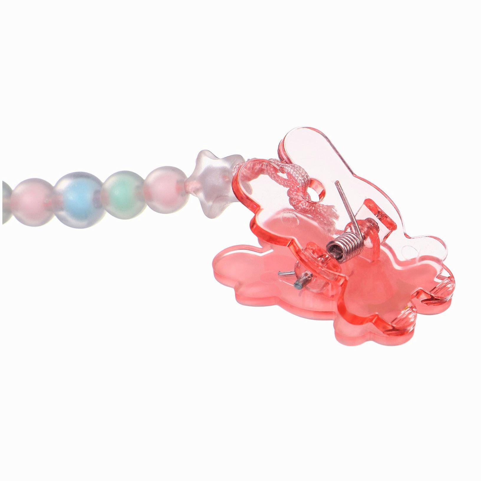 Картинка Держатель для пустышки «Зайка», цвет розовый (№9844085) от магазина Мир детей Товары для Новорожденных