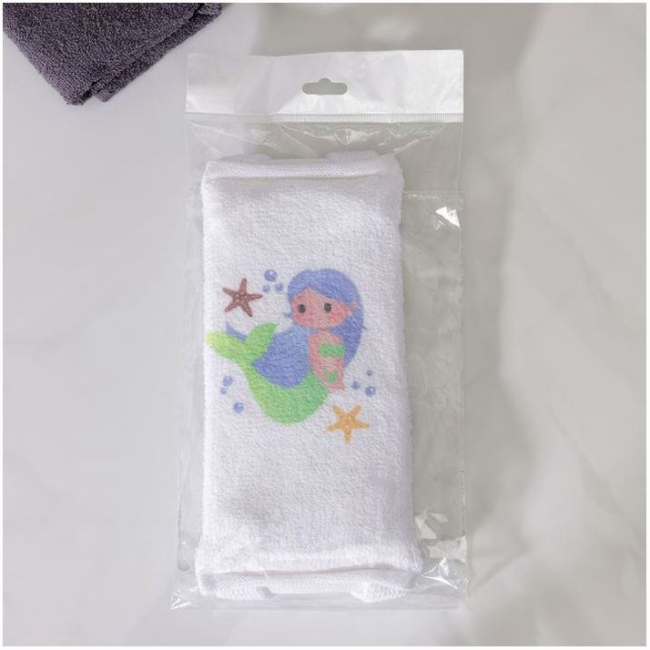 Картинка Мочалка-лента для тела хлопковая Доляна «Русалочка», 10,5?25 см (№7916024) от магазина Мир детей Товары для Новорожденных