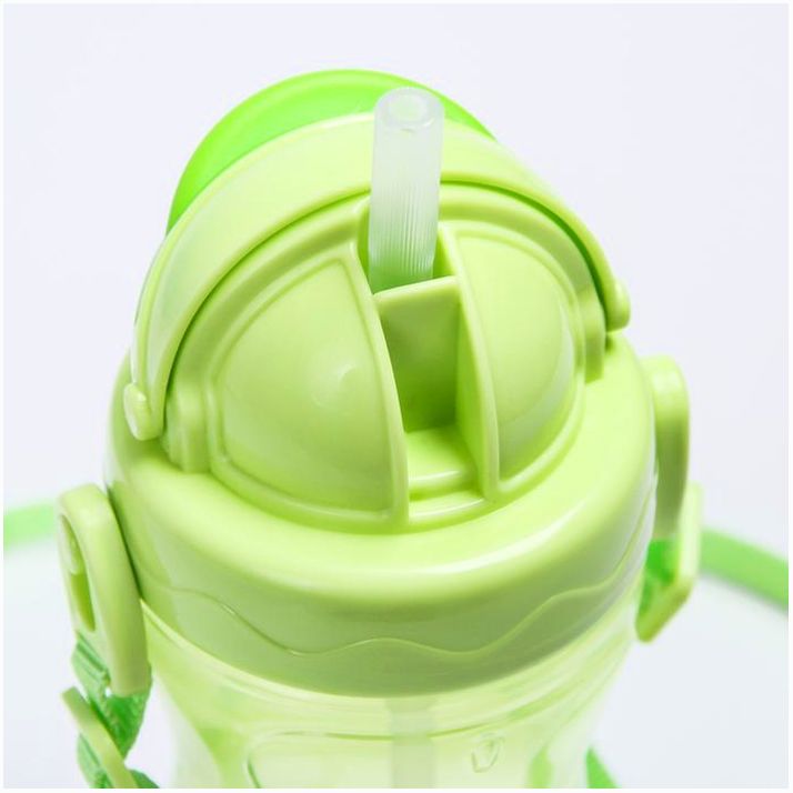 № 4599965 Поильник с силиконовой трубочкой 380мл., цвет МИКС