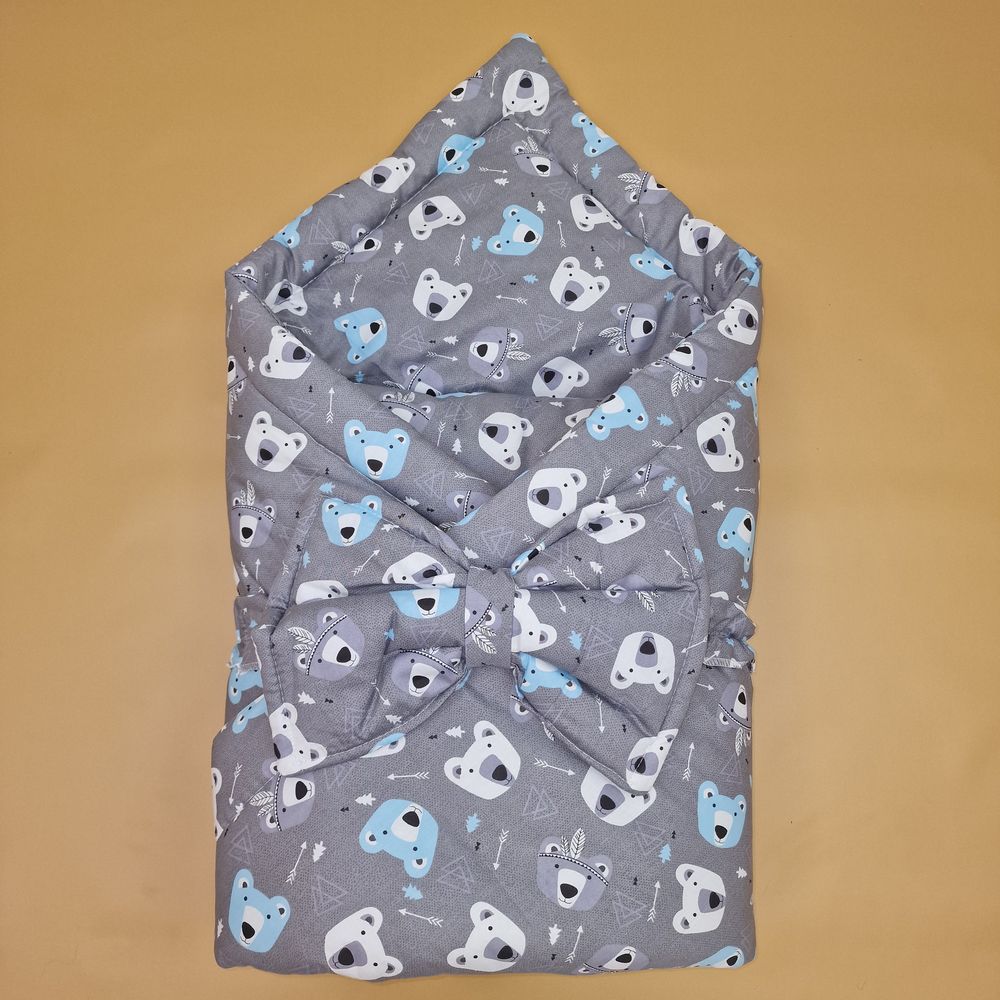 Комплект на выписку 2 пр: одеяло+бант-подушка (бязь) артикул анонс 1872б-0-1_м_27