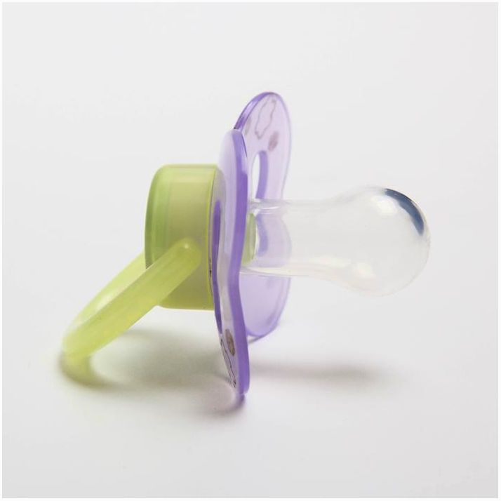 № 3952222 Пустышка силиконовая классическая, от 0 мес., цвета МИКС