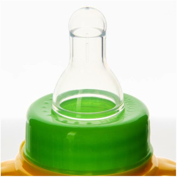 Картинка Бутылочка для кормления «Лесные друзья», классическое горло, 250 мл., от 3 мес., цилиндр, с ручками (№7987842) от магазина Мир детей Товары для Новорожденных