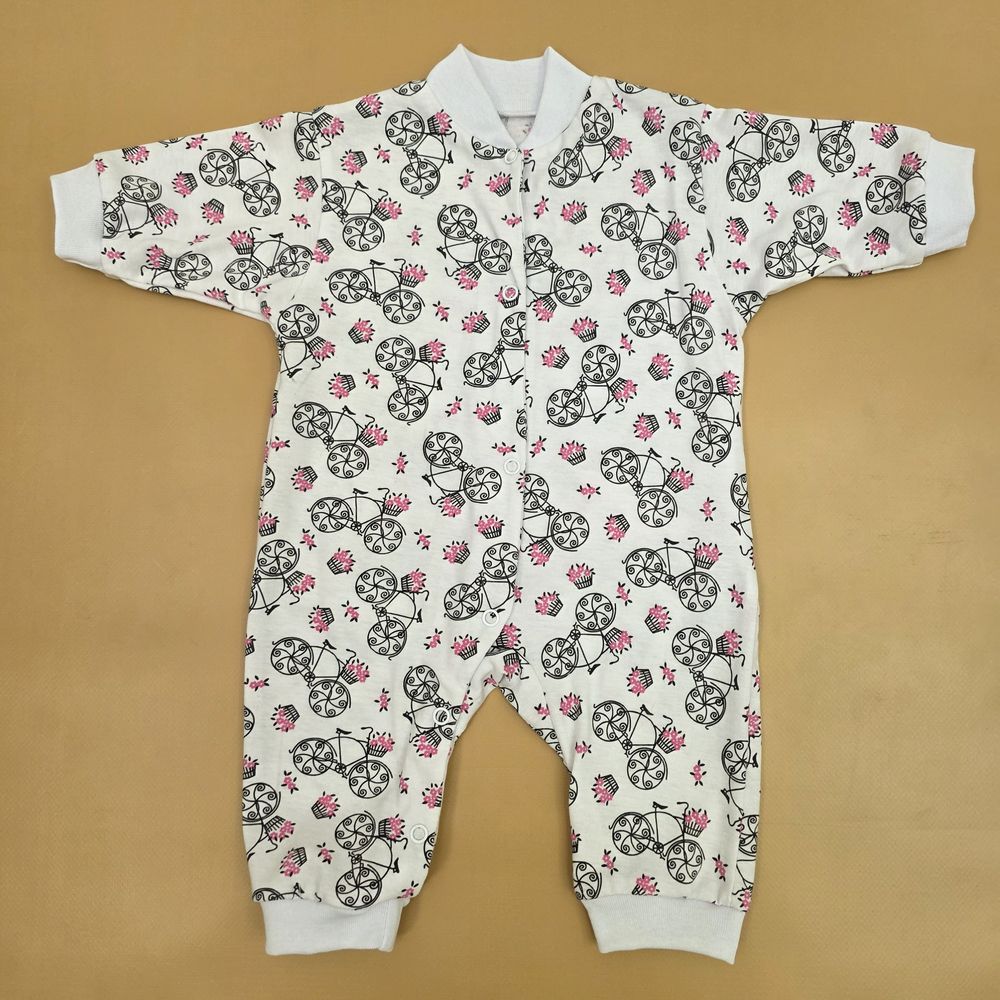 Комбинезон №7 (кулирка, кнопки спереди и снизу, открытые ручки и ножки) артикул анонс 0359-56МД