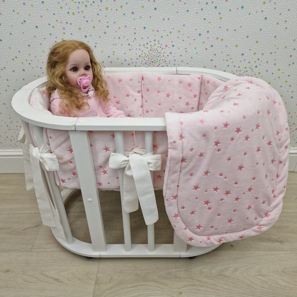 Пеленка для новорожденного с кружевами (бязь) артикул анонс КуклКПБ4_44