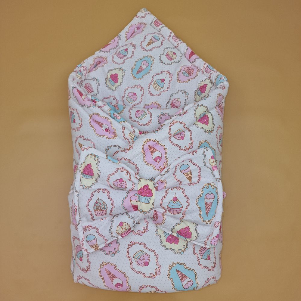 Комплект на выписку 2 пр: одеяло+бант-подушка (бязь) артикул анонс 1872б-1-2_м_13